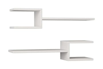 Decorta Vägghylla - Vit - Förvaring - Hylla - Vägghylla