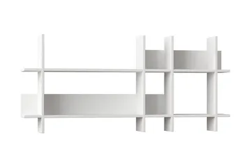 Decorta Vägghylla - Vit - Förvaring - Hylla - Vägghylla