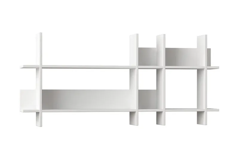 Decorta Vägghylla - Vit - Förvaring - Hylla - Vägghylla