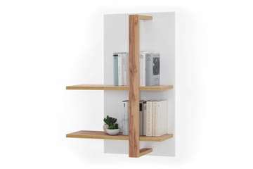 Degaust Vägghylla 65 cm - Vit/Ek - Förvaring - Hylla - Vägghylla