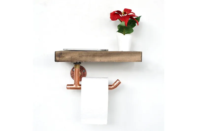 Desgrar Vägghylla 30x15 cm - Guld - Förvaring - Hylla - Vägghylla