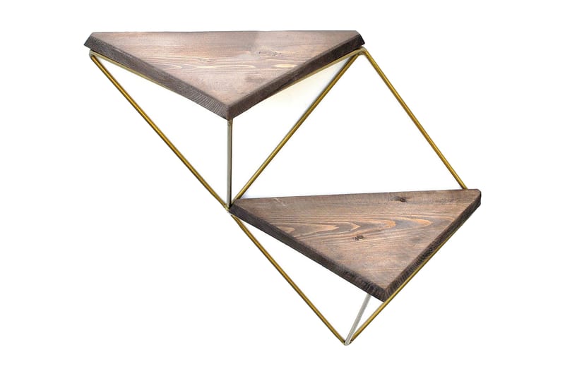 Desgrar Vägghylla 30x33 cm - Brun - Förvaring - Hylla - Vägghylla