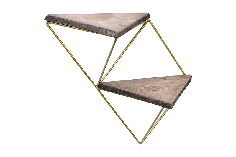 Desgrar Vägghylla 30x33 cm, Brun