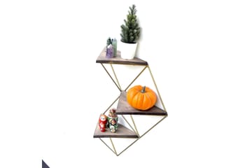 Desgrar Vägghylla 34x45 cm - Brun - Förvaring - Hylla - Vägghylla