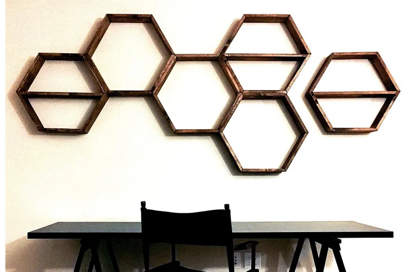 Desgrar Vägghylla 40x37 cm - Brun - Förvaring - Hylla - Vägghylla