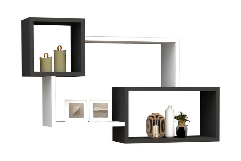 Desgrar Vägghylla 90,6x51 cm - Vit - Förvaring - Hylla - Vägghylla