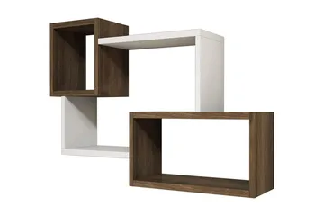 Desgrar Vägghylla 90,6x51 cm - Vit - Förvaring - Hylla - Vägghylla