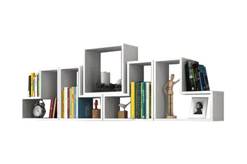 Elegancia Vägghylla - Vit - Förvaring - Hylla - Vägghylla