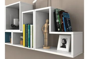 Elegancia Vägghylla - Vit - Förvaring - Hylla - Vägghylla