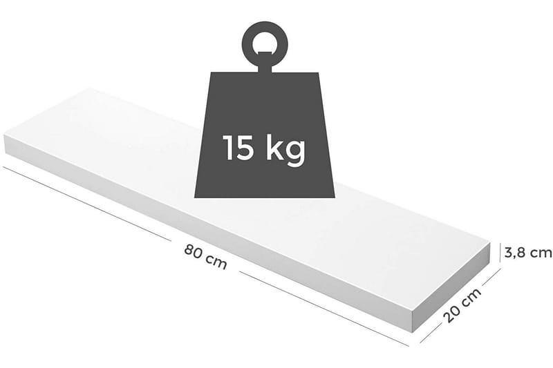Vägghylla Emerson 80 cm - Vasagle - Vägghylla - Väggförvaring