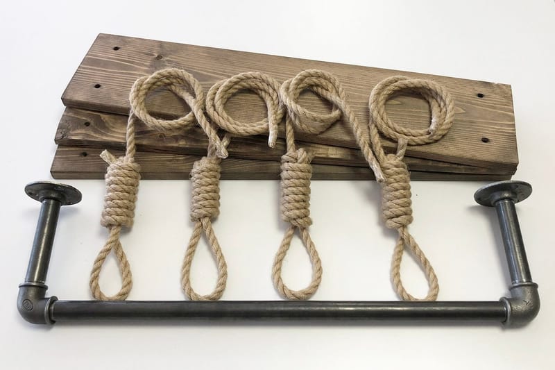 Evila Rephylla 3 Hyllor - Trä/Svart - Förvaring - Hylla - Vägghylla