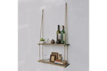 Evila Rephylla Trä - Trä - Förvaring - Hylla - Vägghylla