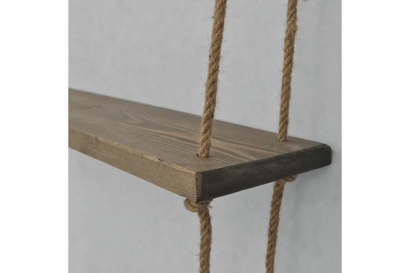 Evila Rephylla Trä - Trä - Förvaring - Hylla - Vägghylla