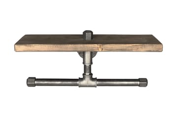 Evila Toapappershållare - Svart/Trä - Inredning - Badrumsinredning - Toalettpappershållare