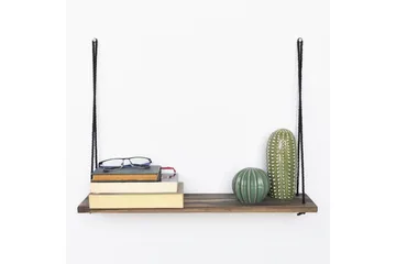 Evila Vägghylla Rep - Mörkbrun - Förvaring - Hylla - Vägghylla