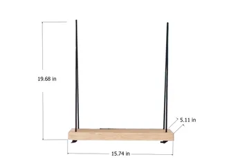 Evila Vägghylla Rep - Trä - Förvaring - Hylla - Vägghylla