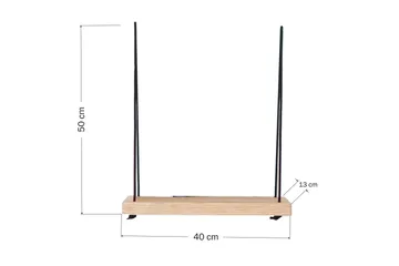 Evila Vägghylla Rep - Trä - Förvaring - Hylla - Vägghylla