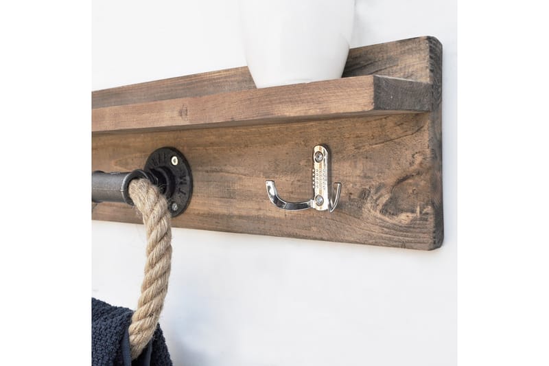 Förvaringsmöbel Valid 60 cm - Brun - Förvaring - Hylla - Vägghylla