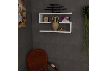 Furny Home Vägghylla 60 cm - Vit - Förvaring - Hylla - Vägghylla
