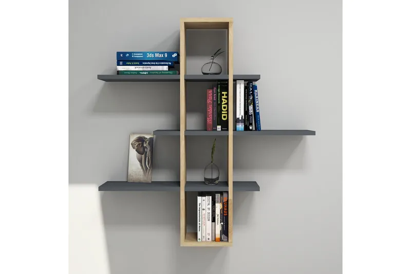 Gersby Vägghylla 101 cm - Blå/Grå - Förvaring - Hylla - Vägghylla