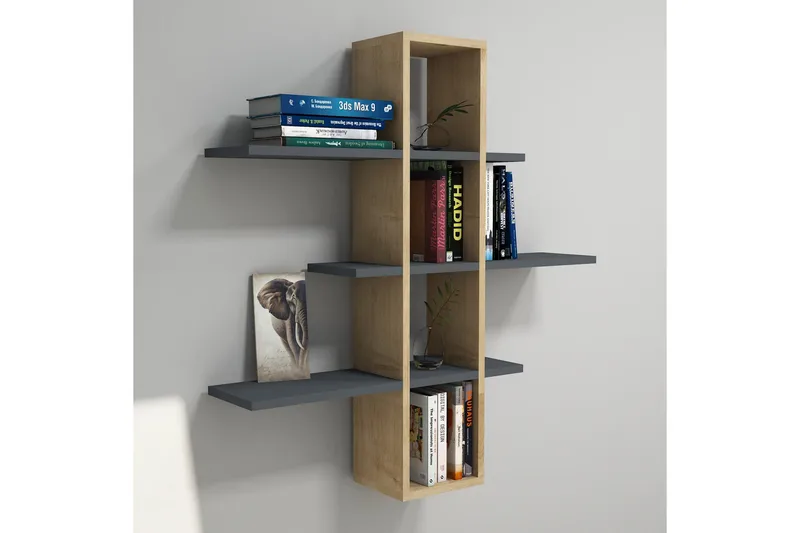 Gersby Vägghylla 101 cm - Blå/Grå - Förvaring - Hylla - Vägghylla