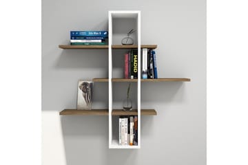 Gersby Vägghylla 101 cm - Brun/Vit - Förvaring - Hylla - Vägghylla