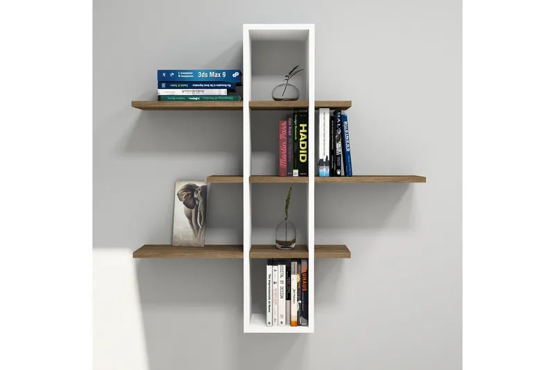 Gersby Vägghylla 101 cm - Brun/Vit - Förvaring - Hylla - Vägghylla