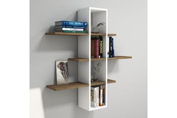 Gersby Vägghylla 101 cm - Brun/Vit - Förvaring - Hylla - Vägghylla