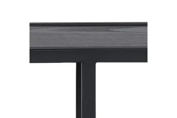 Hasslevik Vägghylla 77x20 cm 4 Hyllor - Svart/Matt Svart - Förvaring - Hylla - Vägghylla