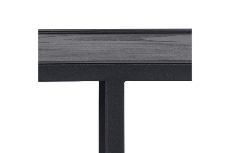 Hasslevik Vägghylla 77x20 cm 4 Hyllor - Svart/Matt Svart - Förvaring - Hylla - Vägghylla