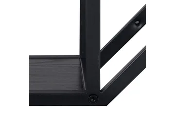 Hasslevik Vägghylla 77x20 cm 4 Hyllor - Svart/Matt Svart - Förvaring - Hylla - Vägghylla