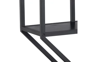 Hasslevik Vägghylla 77x20 cm 4 Hyllor - Svart/Matt Svart - Förvaring - Hylla - Vägghylla