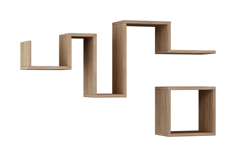 Homitis Vägghylla - Ek - Förvaring - Hylla - Vägghylla