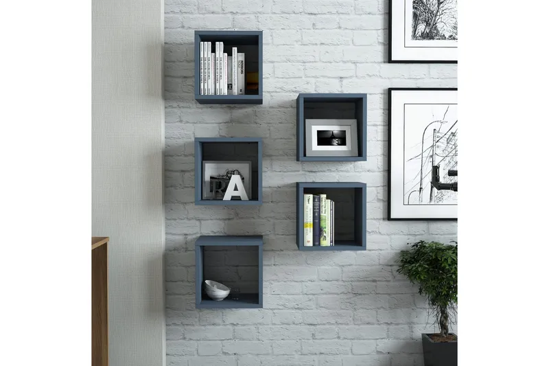 Hovdane Vägghylla 30 cm - Blå - Förvaring - Hylla - Vägghylla