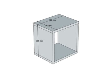 Hovdane Vägghylla 30 cm - Blå - Förvaring - Hylla - Vägghylla
