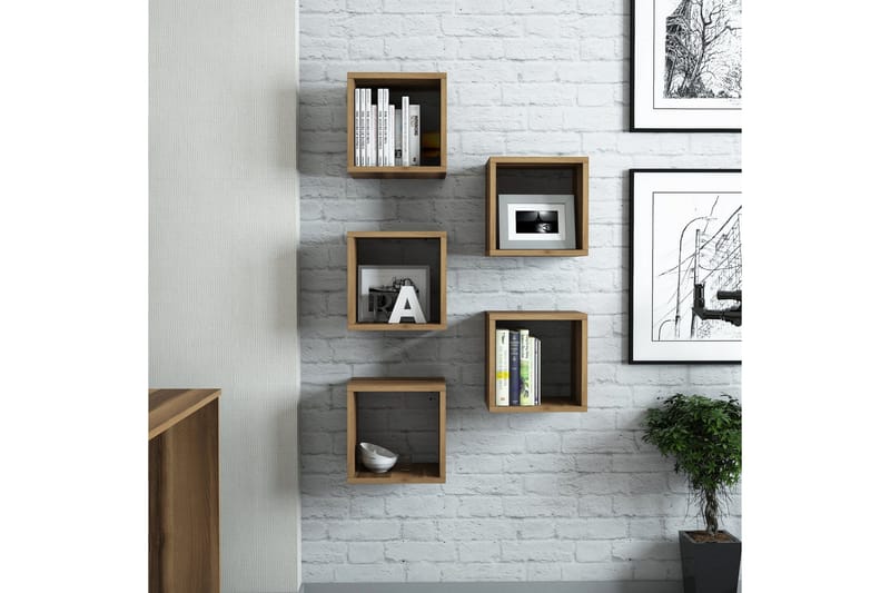 Hovdane Vägghylla 30 cm - Brun - Förvaring - Hylla - Vägghylla