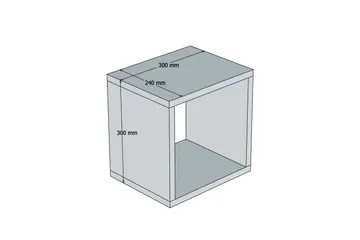 Hovdane Vägghylla 30 cm - Gul - Förvaring - Hylla - Vägghylla