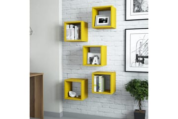 Hovdane Vägghylla 30 cm - Gul - Förvaring - Hylla - Vägghylla