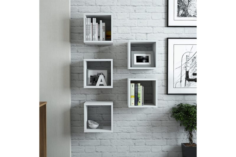 Hovdane Vägghylla 30 cm - Vit - Förvaring - Hylla - Vägghylla