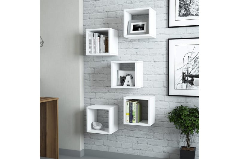 Hovdane Vägghylla 30 cm - Vit - Förvaring - Hylla - Vägghylla