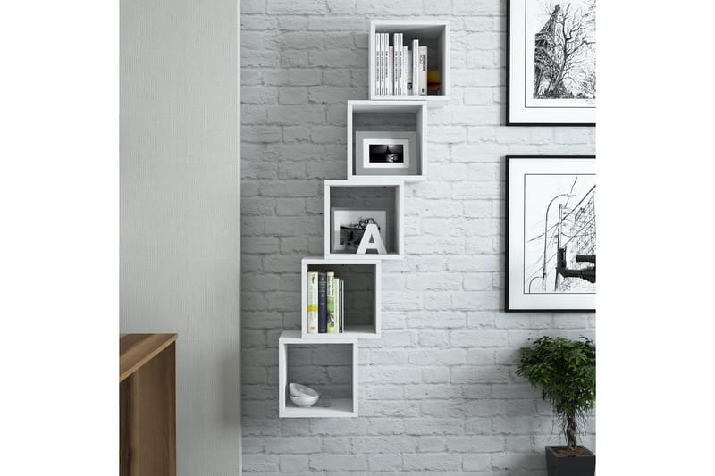 Hovdane Vägghylla 30 cm, Vit