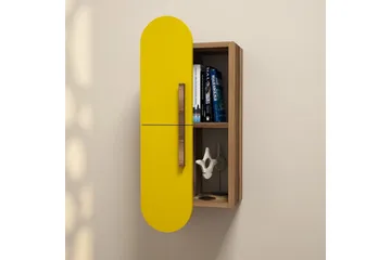 Hovdane Vägghylla 35 cm - Brun/Gul - Förvaring - Hylla - Vägghylla