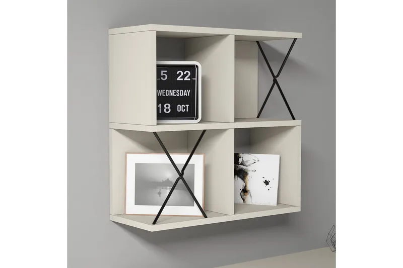 Hovdane Vägghylla 60 cm - Brun/Svart - Förvaring - Hylla - Vägghylla