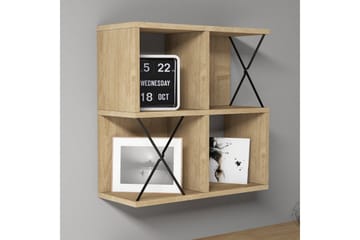 Hovdane Vägghylla 60 cm - Brun/Svart - Förvaring - Hylla - Vägghylla