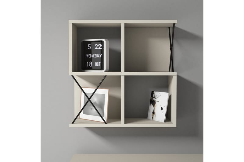 Hovdane Vägghylla 60 cm - Brun/Svart - Förvaring - Hylla - Vägghylla