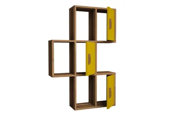 Hovdane Vägghylla 75 cm - Brun/Gul - Förvaring - Hylla - Vägghylla
