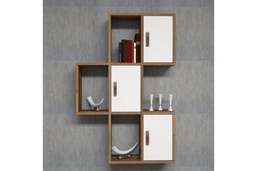 Hovdane Vägghylla 75 cm - Brun/Vit - Förvaring - Hylla - Vägghylla