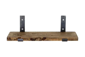 Hueter Vägghylla 40 cm - Svart/Valnöt - Förvaring - Hylla - Vägghylla