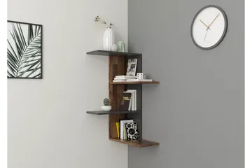 Kailyne Vägghylla 44 cm - Brun - Förvaring - Hylla - Vägghylla