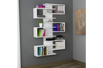 Karber Bokhylla 75 cm - Vit - Förvaring - Hylla - Vägghylla